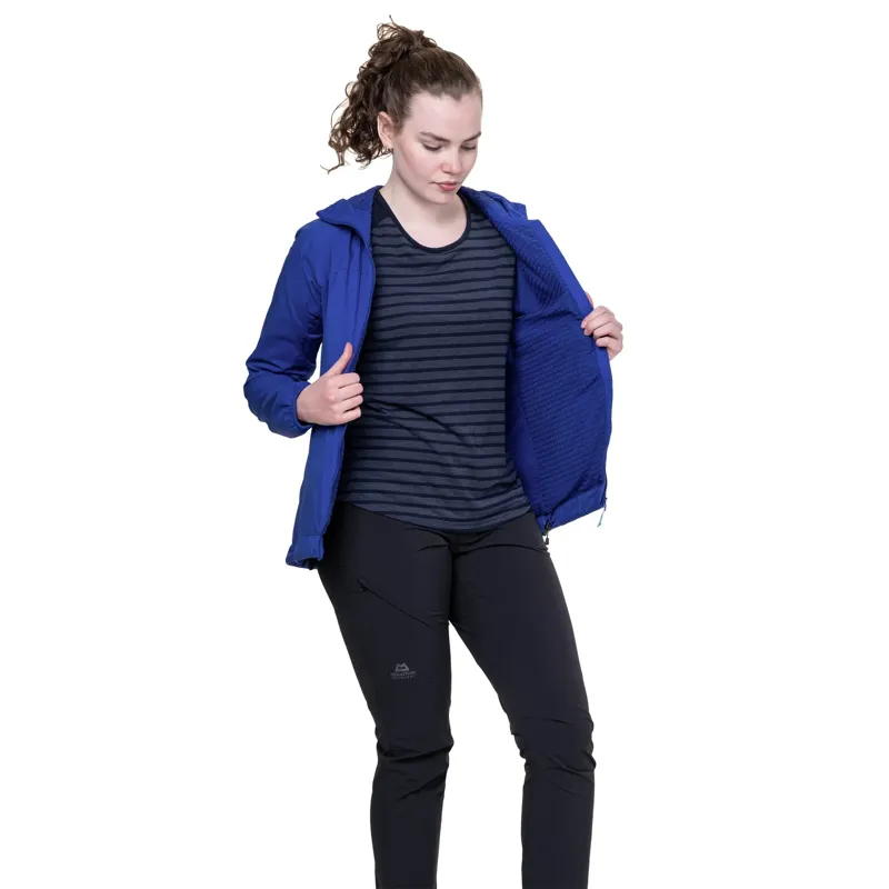 Mountain Equipment Womens Aerotherm Jacket - Blue Nights-3