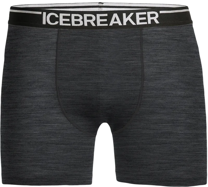 Icebreaker Mens Anatomica Boxers - Jet Heather