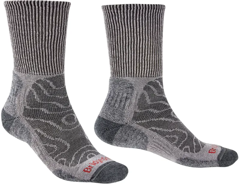 Bridgedale Mens Hike Lightweight Socks - Grey