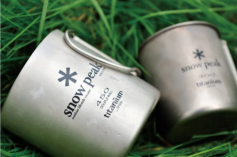 Snow Peak Titanium Double Wall Mug - 450ml-4