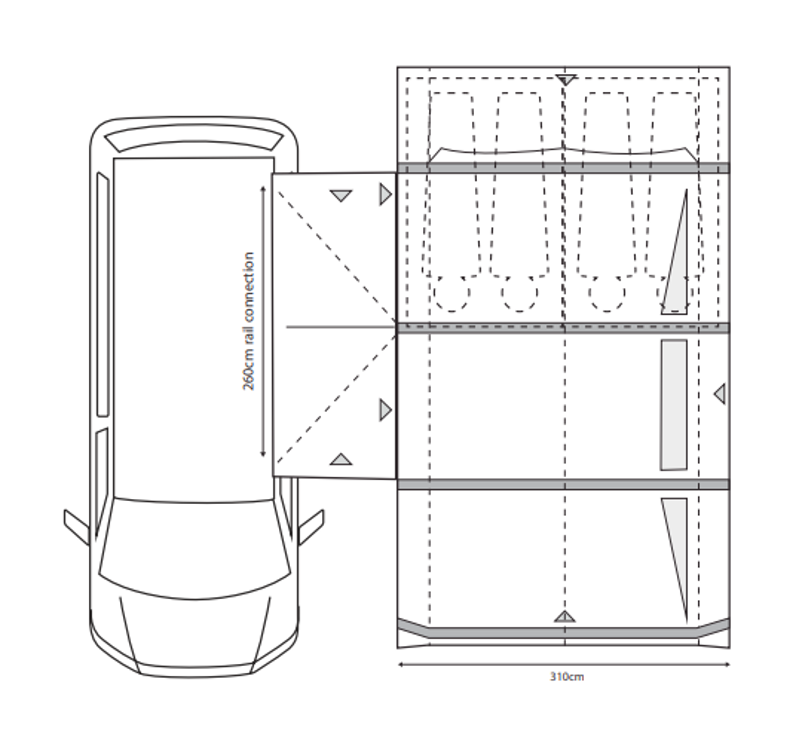 Outdoor Revolution Movelite T4E Mid Drive-Away Awning-7