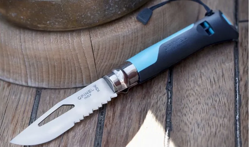 Opinel No.8 Outdoor Knife - Blue-2