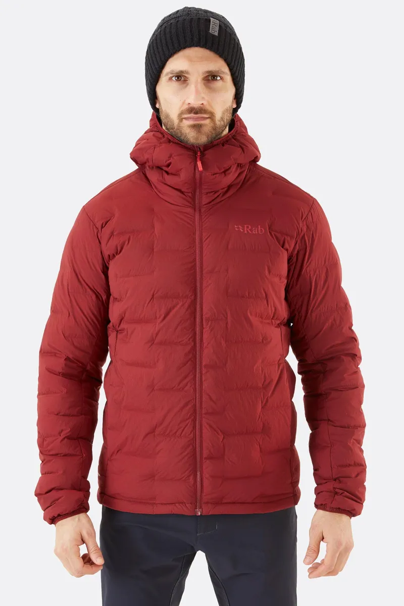 Rab Mens Cubit Stretch Down Hoody - Oxblood Red -1