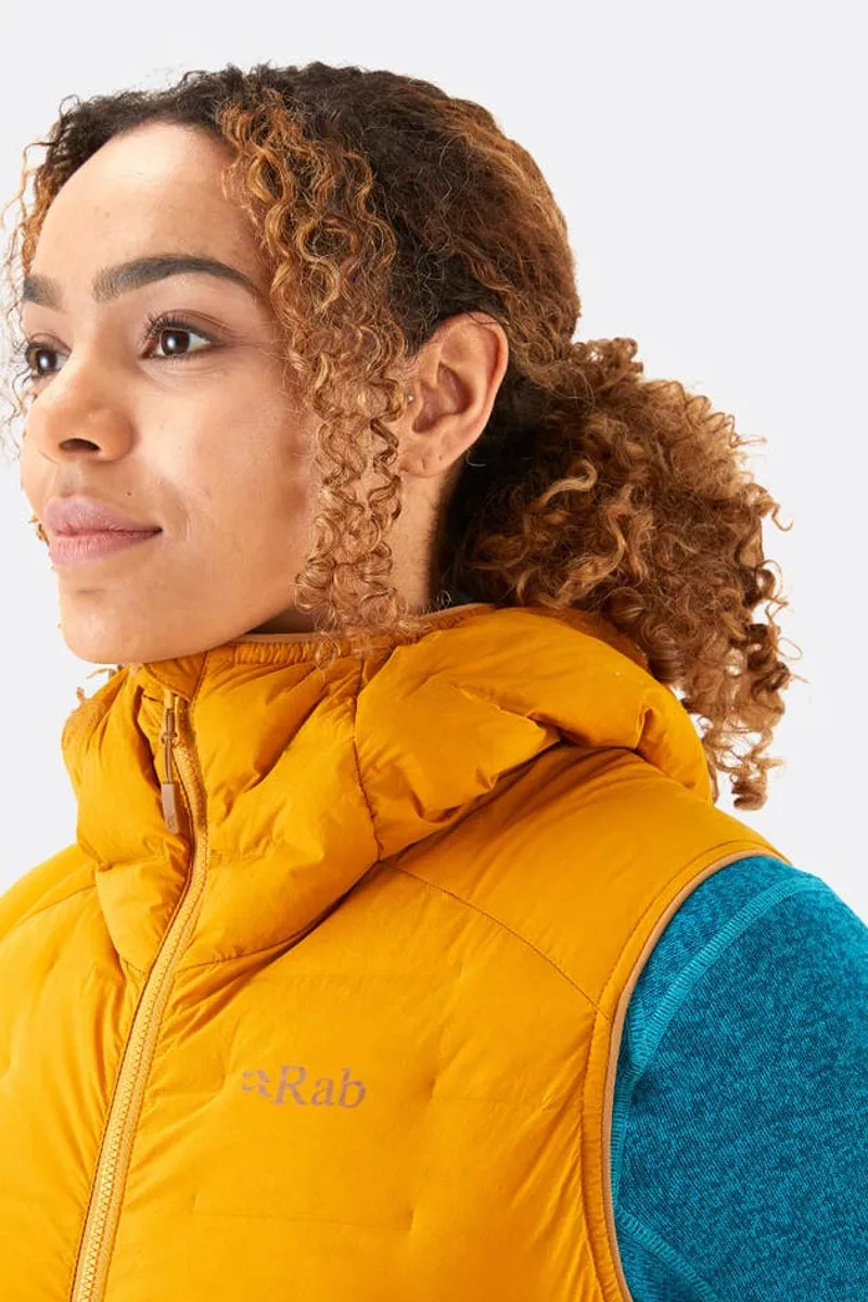 Rab Womens Cubit Stretch Down Vest - Dark Butternut-5