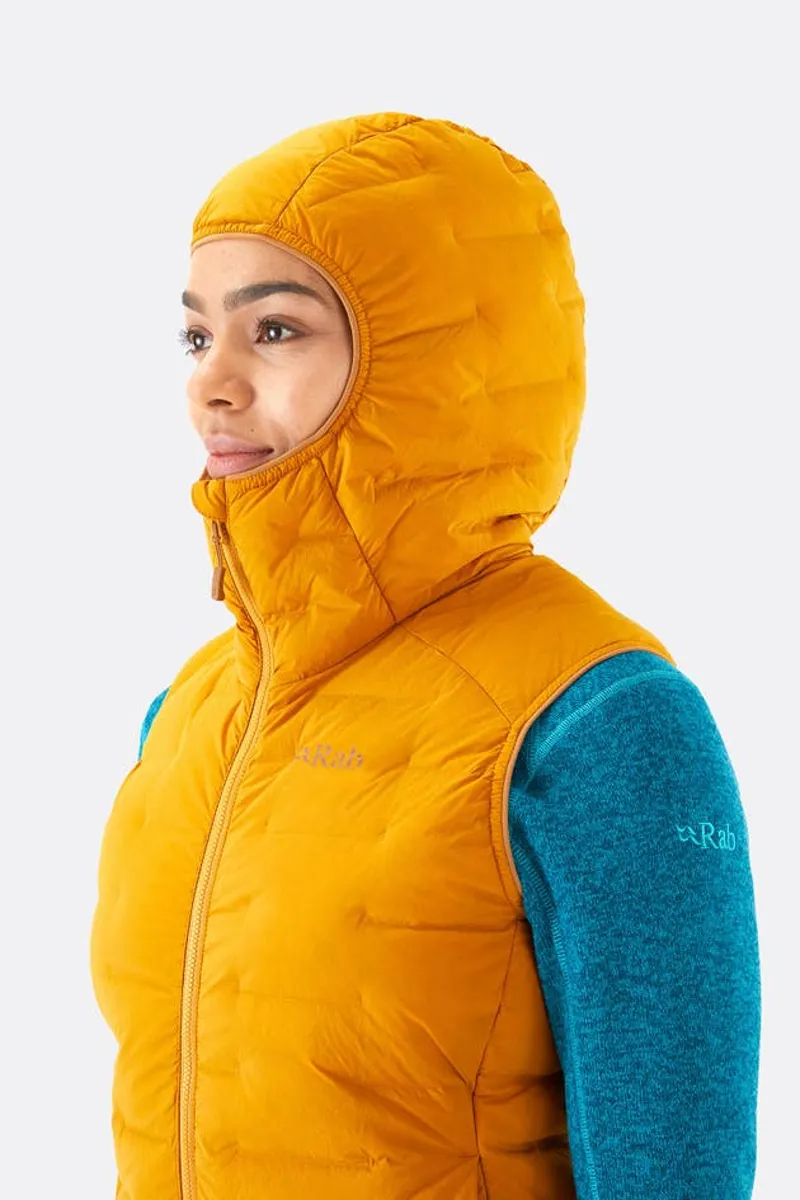 Rab Womens Cubit Stretch Down Vest - Dark Butternut-2