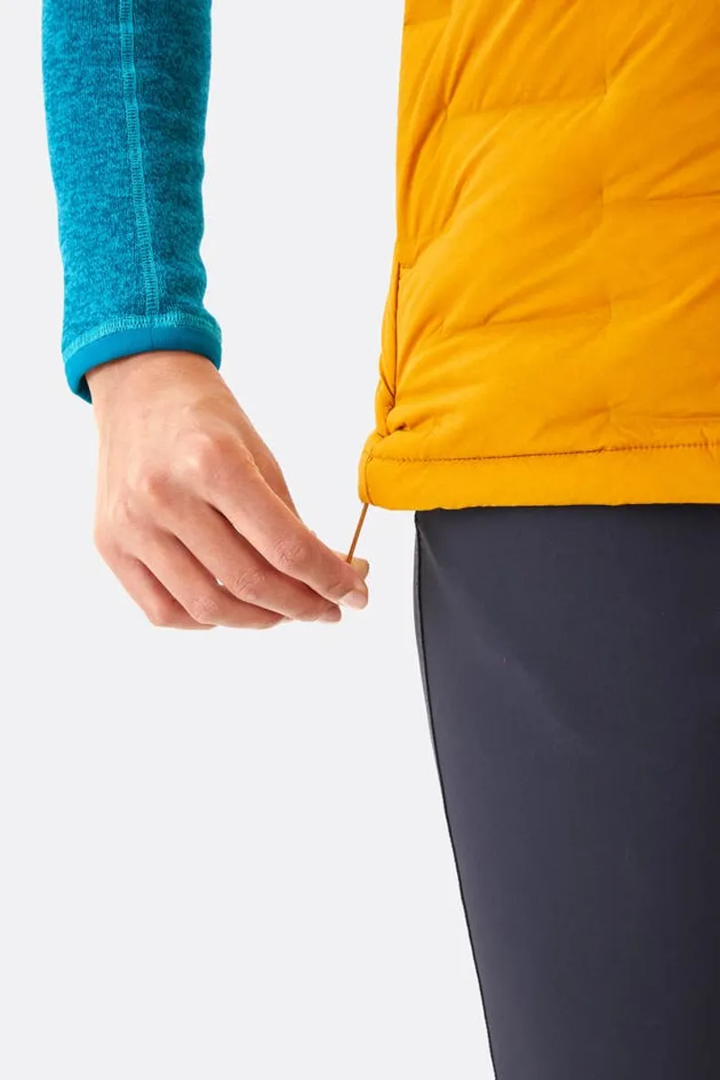 Rab Womens Cubit Stretch Down Vest - Dark Butternut-1