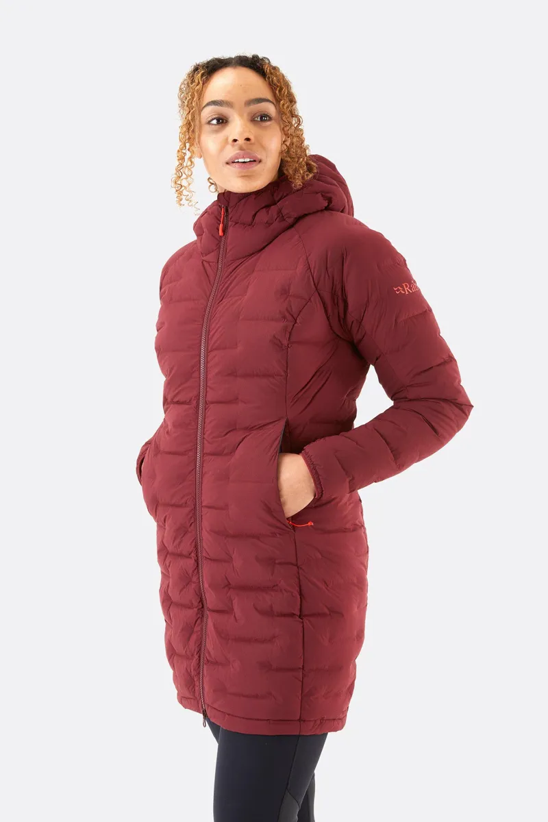 Rab Womens Cubit Stretch Down Parka - Deep Heather-1