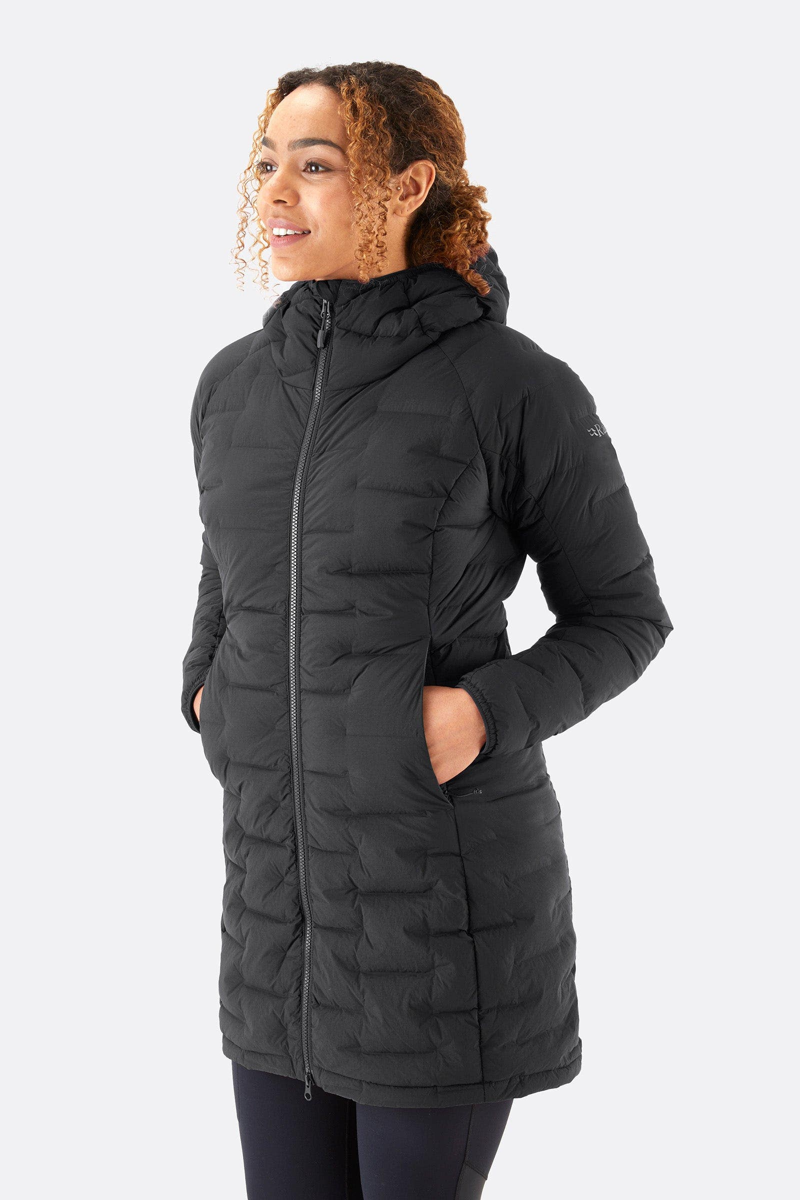 Rab Womens Cubit Stretch Down Parka - Ebony-1
