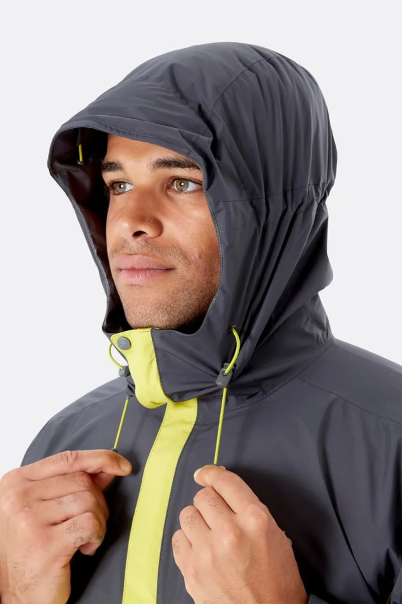 Rab Mens Downpour Eco Jacket - Graphene-Zest -10