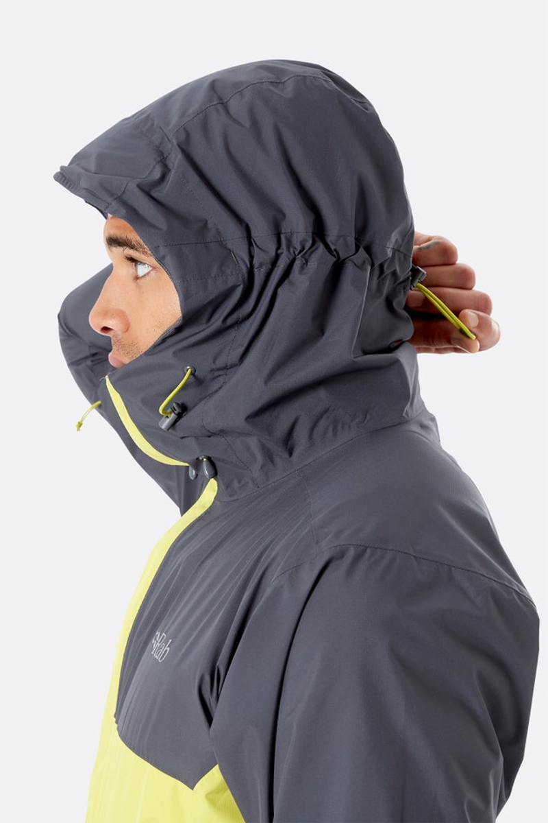 Rab Mens Downpour Eco Jacket - Graphene-Zest -9