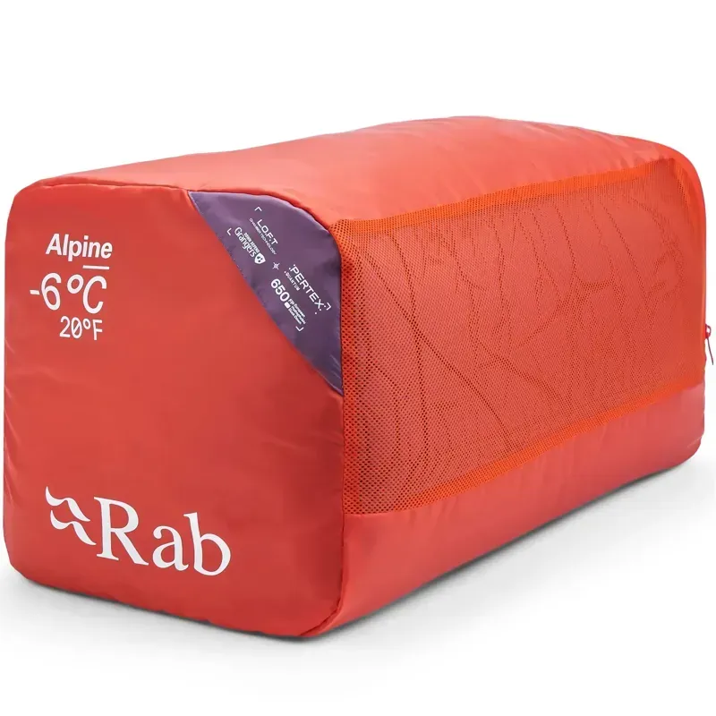Rab Womens Alpine -6C Sleeping Bag - Long-2