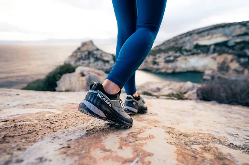 Scarpa Womens Rapid XT GTX Shoes - Shark-Aqua-7