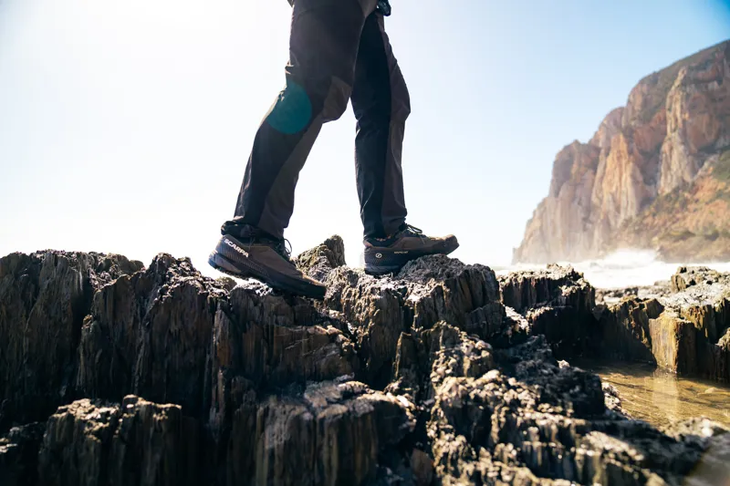 Scarpa Mens Rapid XT GTX Shoes - Caribou-Rust Orange-8