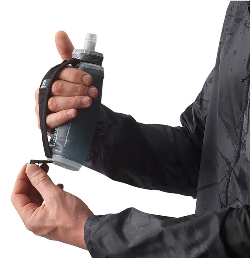 Salomon Active Handheld Flask - Black-Slate Grey-4