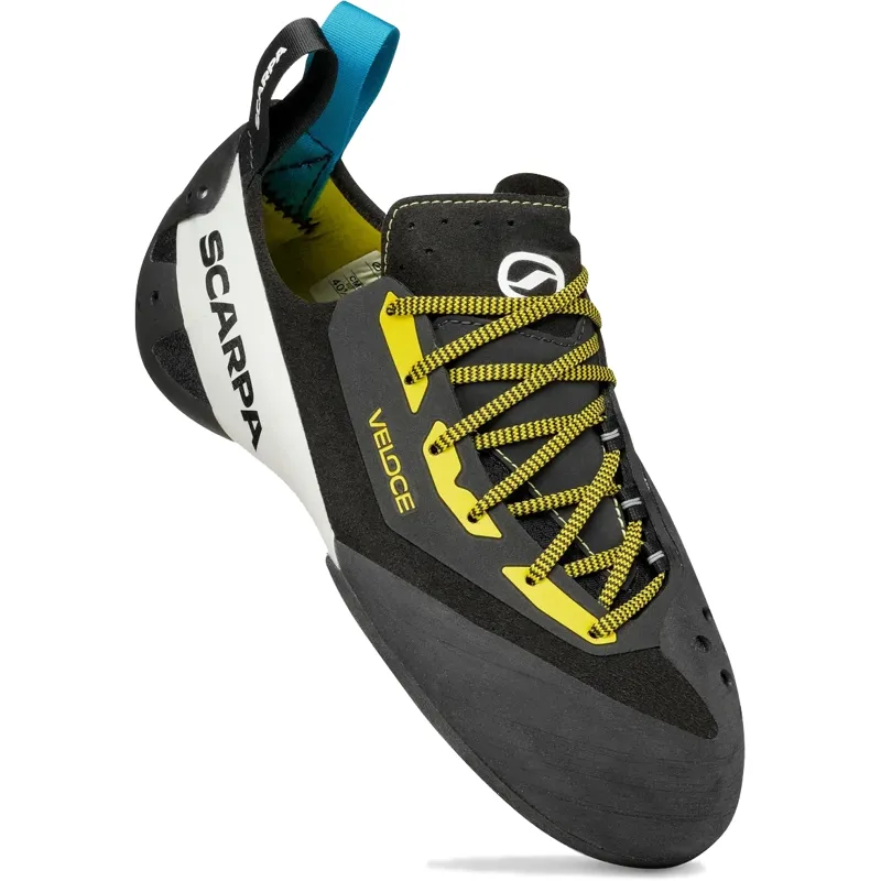 Scarpa Veloce L Climbing Shoes - Black-Yellow-5