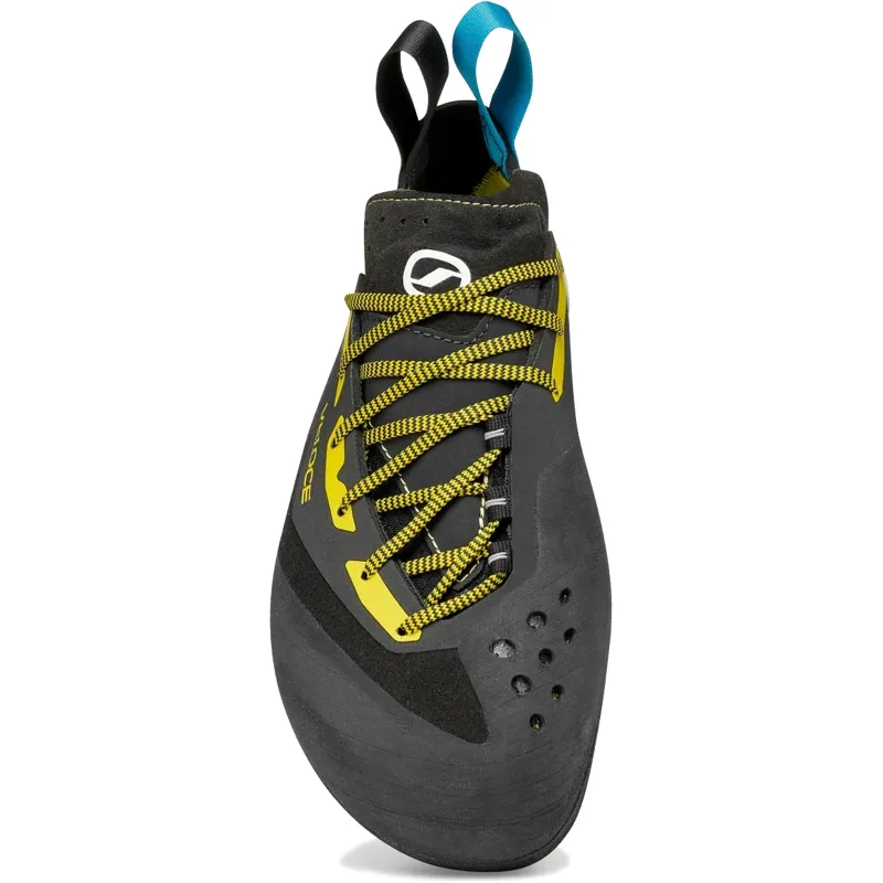 Scarpa Veloce L Climbing Shoes - Black-Yellow-2