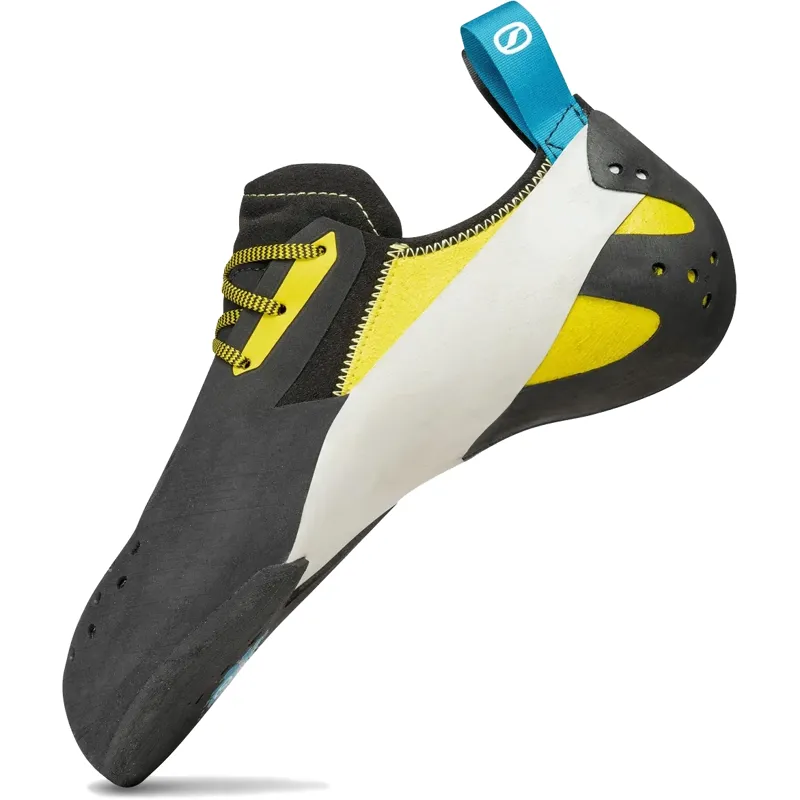Scarpa Veloce L Climbing Shoes - Black-Yellow-3