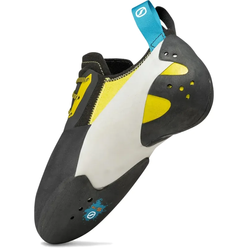 Scarpa Veloce L Climbing Shoes - Black-Yellow-4