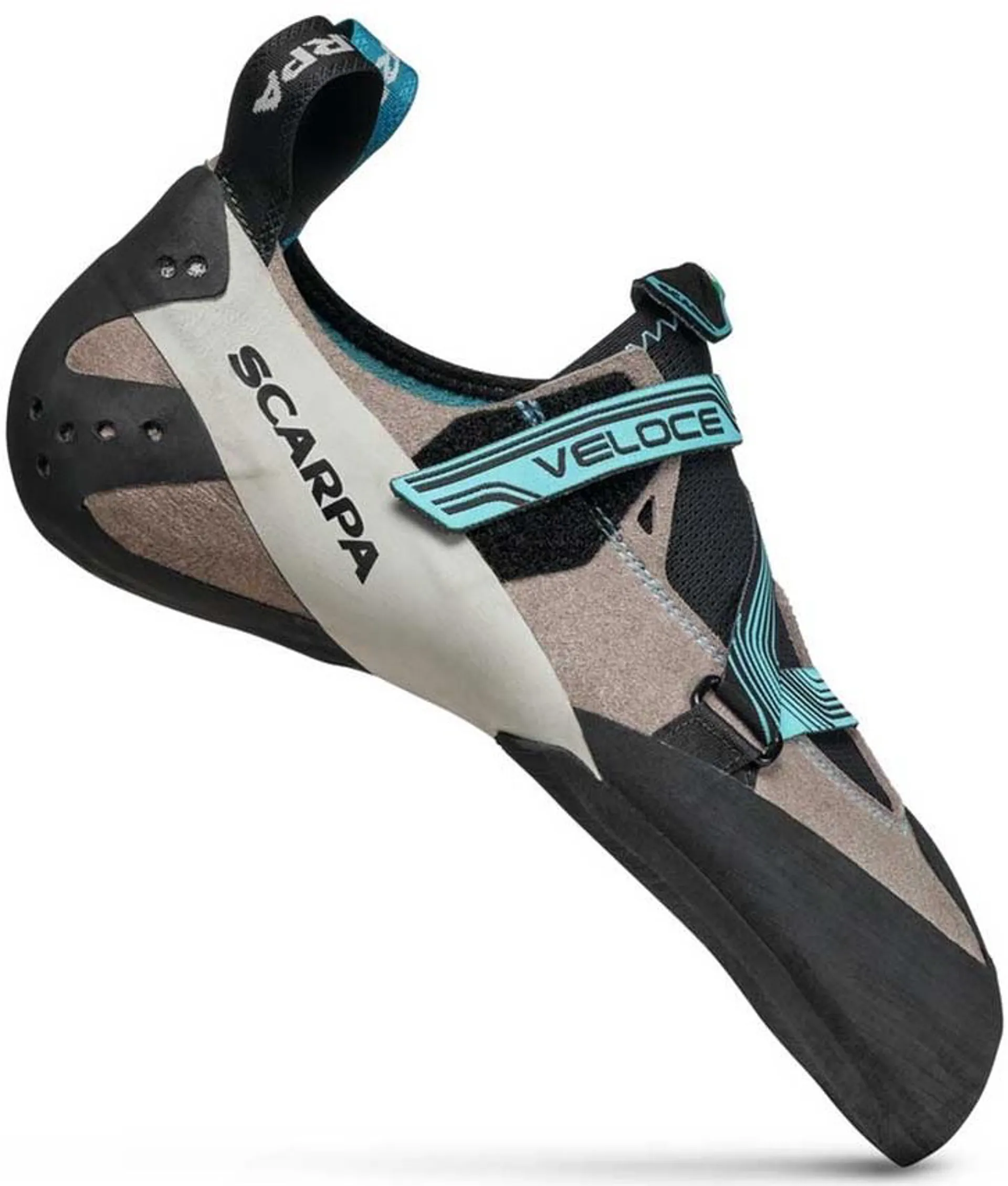 Scarpa Womens Veloce Climbing Shoes Light Grey-Maldive