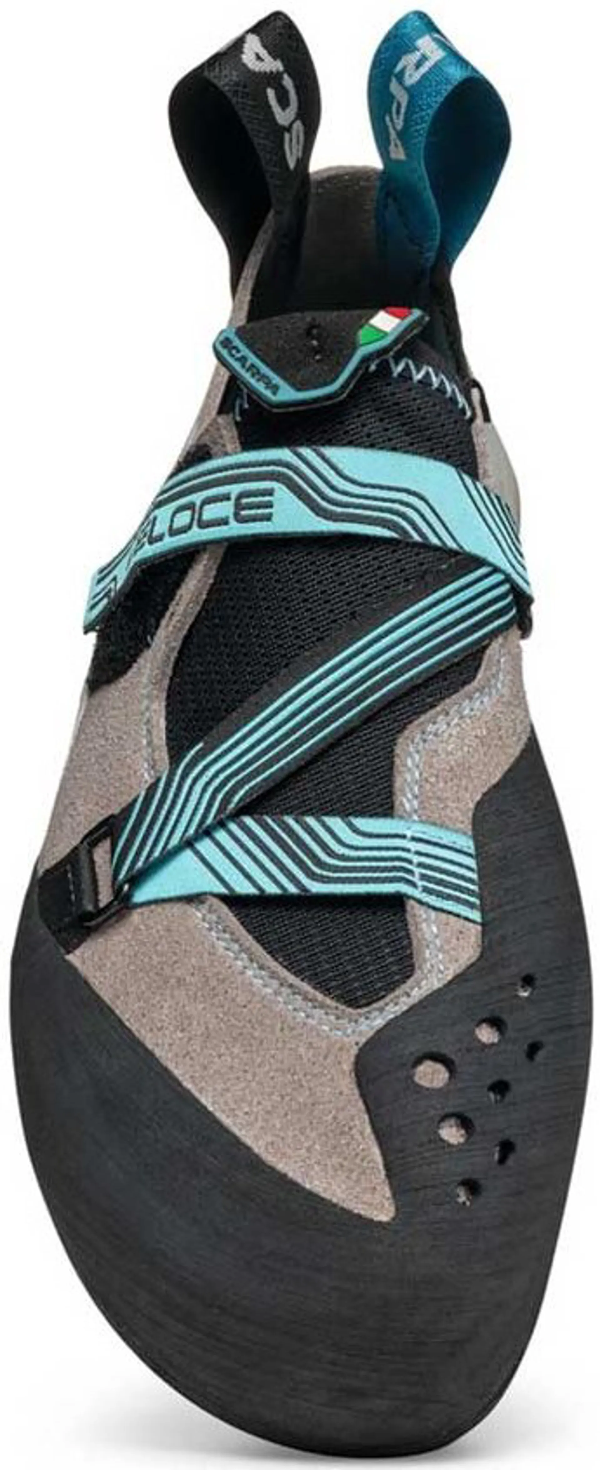 Scarpa Womens Veloce Climbing Shoes Light Grey-Maldive