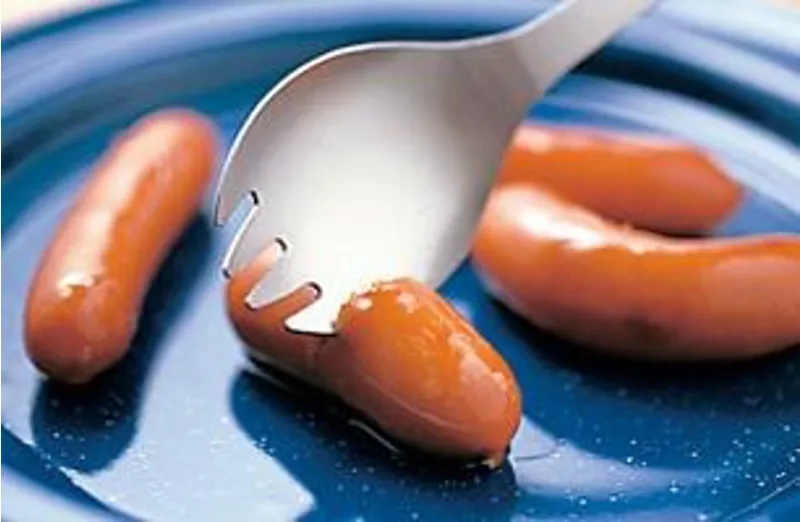 Snow Peak Titanium Spork - Blue-7