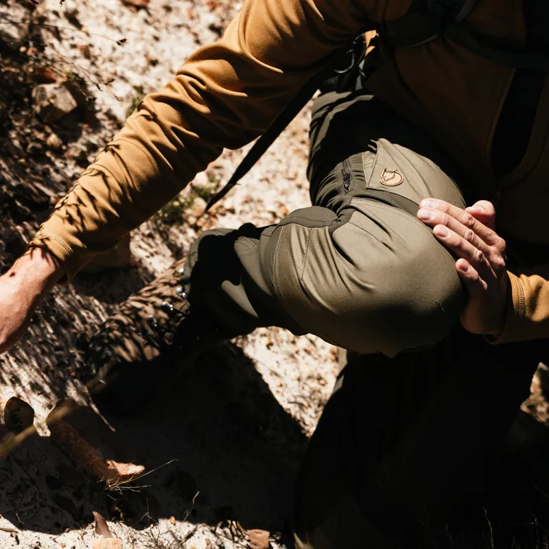 Fjallraven Mens Keb Agile Winter Trousers - Deep Forrest-Laurel Green-10