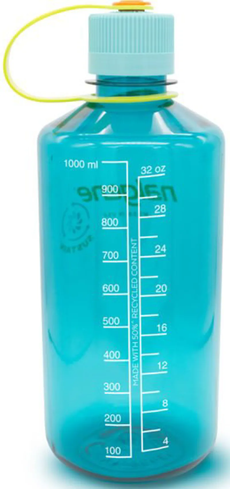 Nalgene Sustain Narrow Mouth Water Bottle - 1L - Cerulean-1