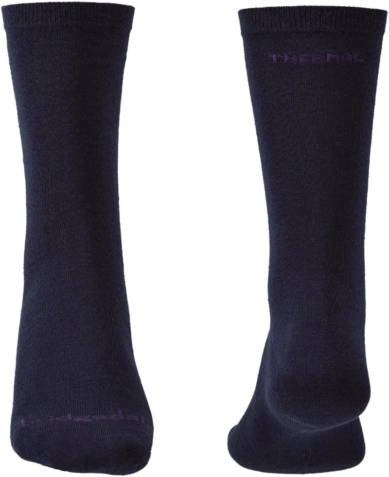 Bridgedale Unisex Thermal Liner Socks - Twin Pack - Navy-1