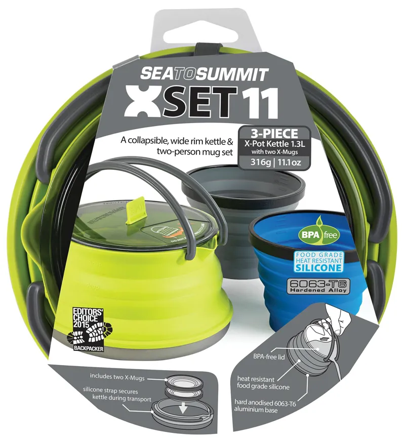 Sea To Summit X-Set 11 - 3pc - Lime-8