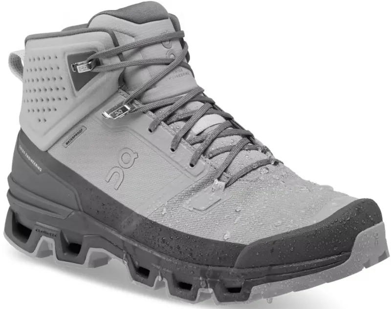 ON Mens Cloudrock 2 Waterproof Boots - Alloy-Eclipse-2