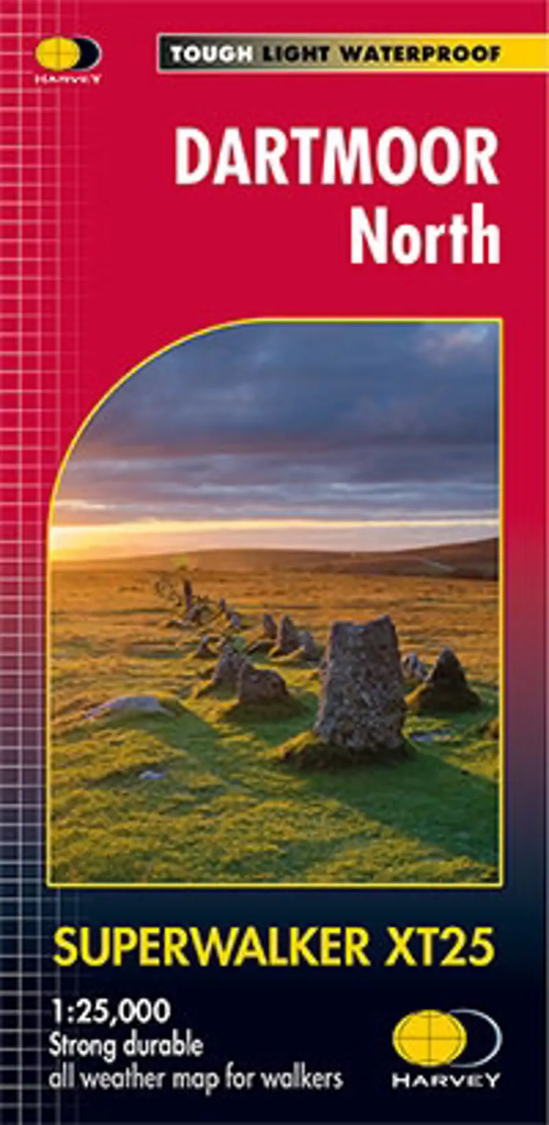 Harveys Dartmoor North Superwalker Map