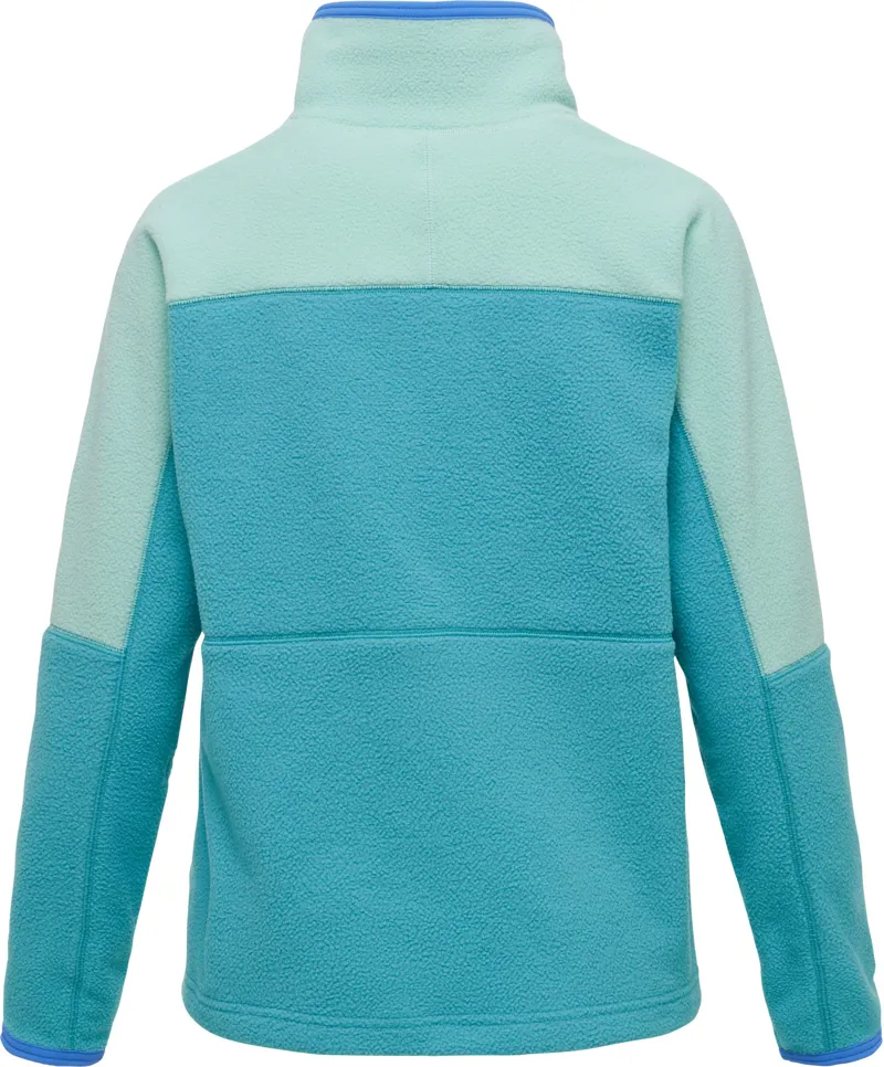 Cotopaxi Womens Dorado Half-Zip Fleece Jacket - Agave-Lagoon-1