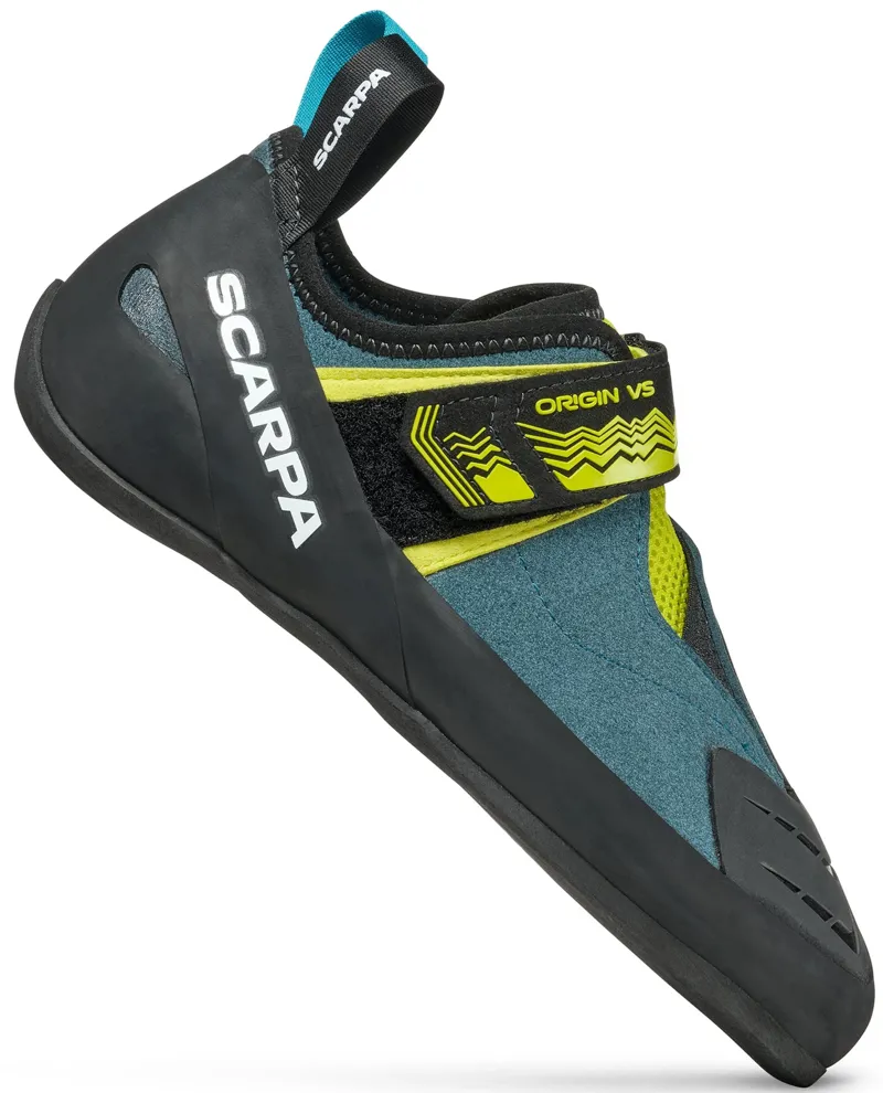 Scarpa Origin VS Climbing Shoe - Petrol-Lime