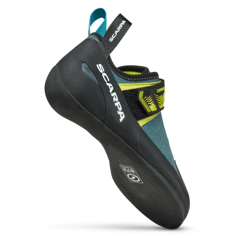 Scarpa Origin VS Climbing Shoe - Petrol-Lime-3