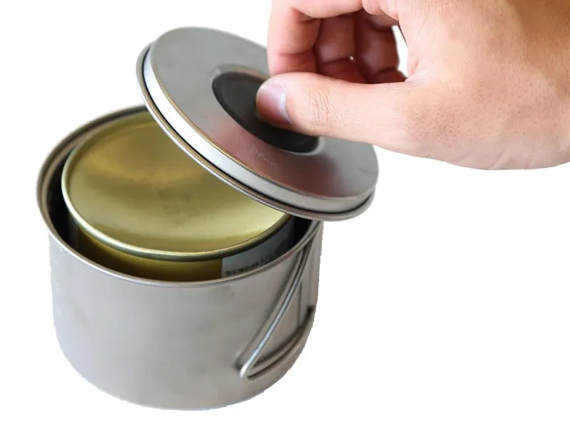 Snow Peak 2.0 Titanium Mini Solo Combo Cook Set-4