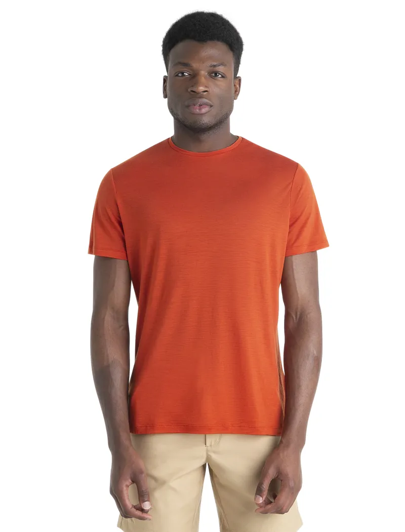 Icebreaker Mens Merino 125 Cool-Lite Sphere III SS Tee - Molten-2