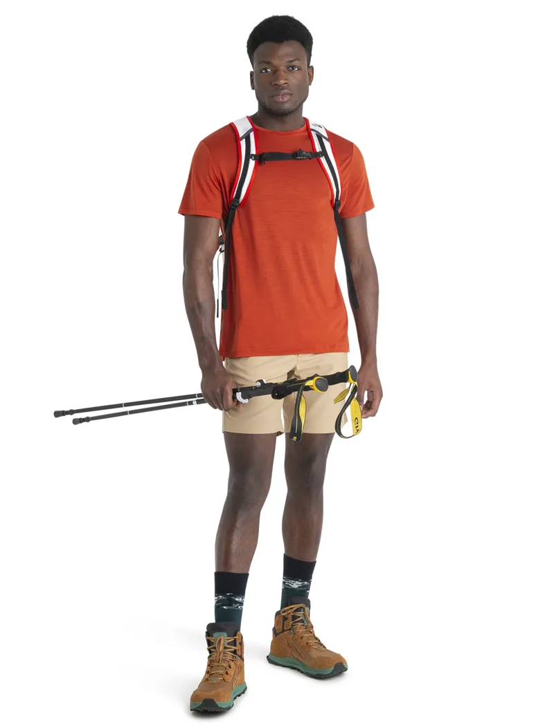 Icebreaker Mens Merino 125 Cool-Lite Sphere III SS Tee - Molten-6