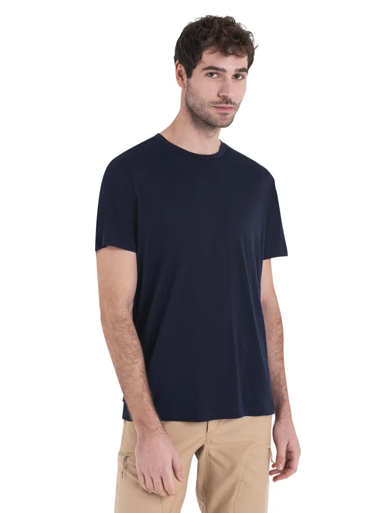 Icebreaker Mens Merino 150 Tech Lite III Short Sleeved Tee - Midnight Navy-2