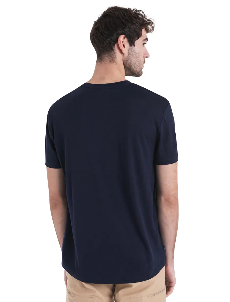 Icebreaker Mens Merino 150 Tech Lite III Short Sleeved Tee - Midnight Navy-3