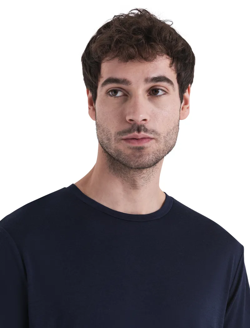 Icebreaker Mens Merino 150 Tech Lite III Short Sleeved Tee - Midnight Navy-5