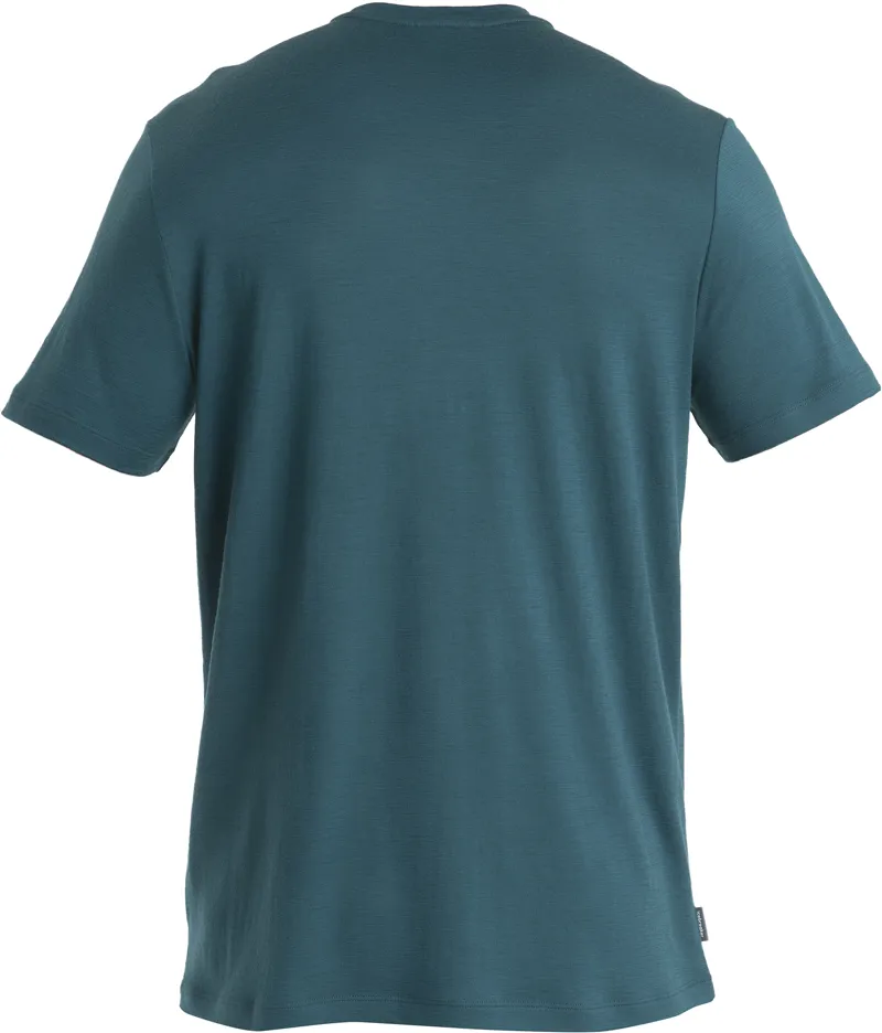 Icebreaker Mens Merino 150 Tech Lite III SS Tee - Fathom Green-1