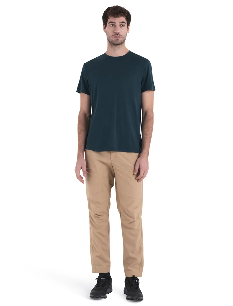 Icebreaker Mens Merino 150 Tech Lite III SS Tee - Fathom Green-4