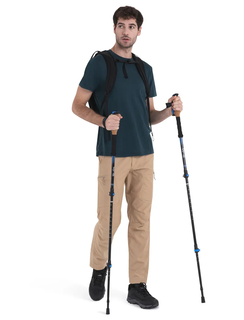 Icebreaker Mens Merino 150 Tech Lite III SS Tee - Fathom Green-5