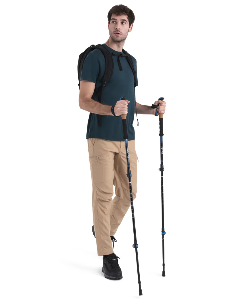 Icebreaker Mens Merino 150 Tech Lite III SS Tee - Fathom Green-6