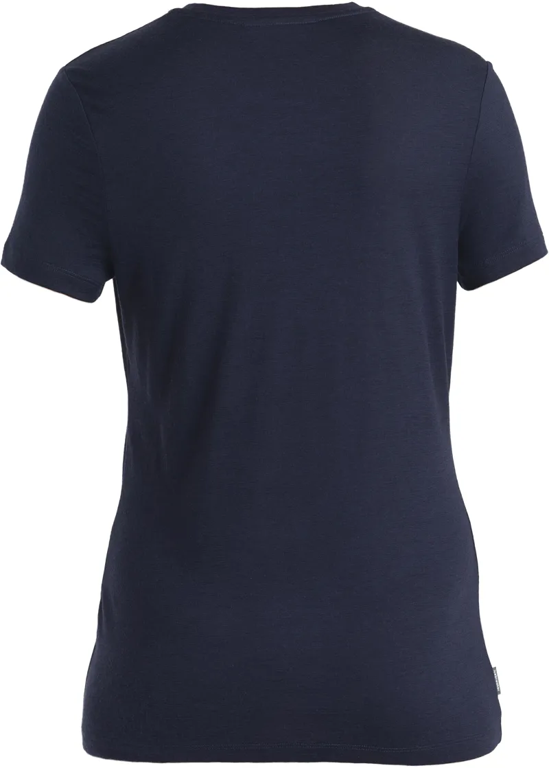 Icebreaker Womens Merino 150 Tech Lite III SS Tee - Midnight Navy-1