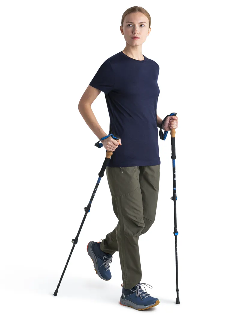 Icebreaker Womens Merino 150 Tech Lite III SS Tee - Midnight Navy-5