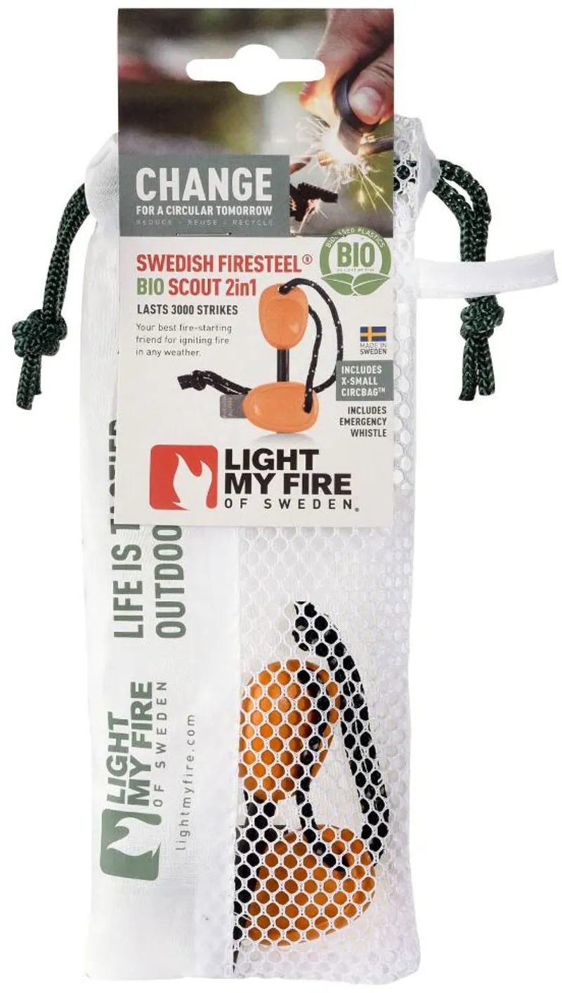 Light My Fire Swedish FireSteel BIO Scout - Rusty Orange-1