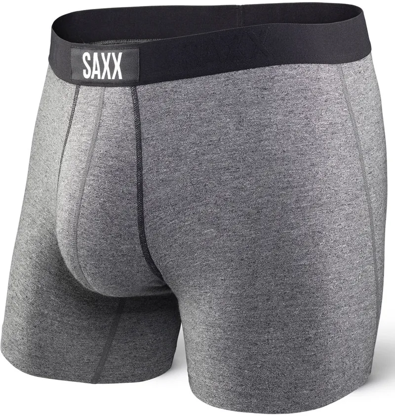 SAXX Mens Vibe Boxer Brief - Salt and Pepper