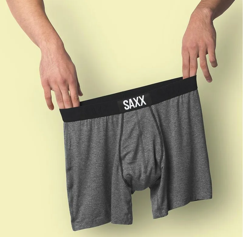 SAXX Mens Vibe Boxer Brief - Salt and Pepper-2