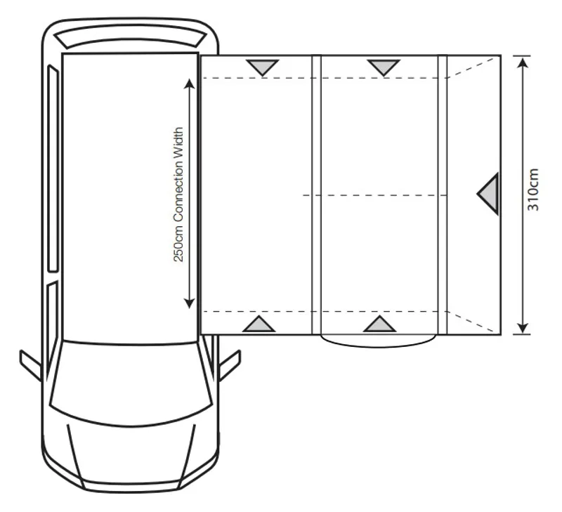 Outdoor Revolution Movelite T2 Low Drive-Away Awning - 2021 Model-3